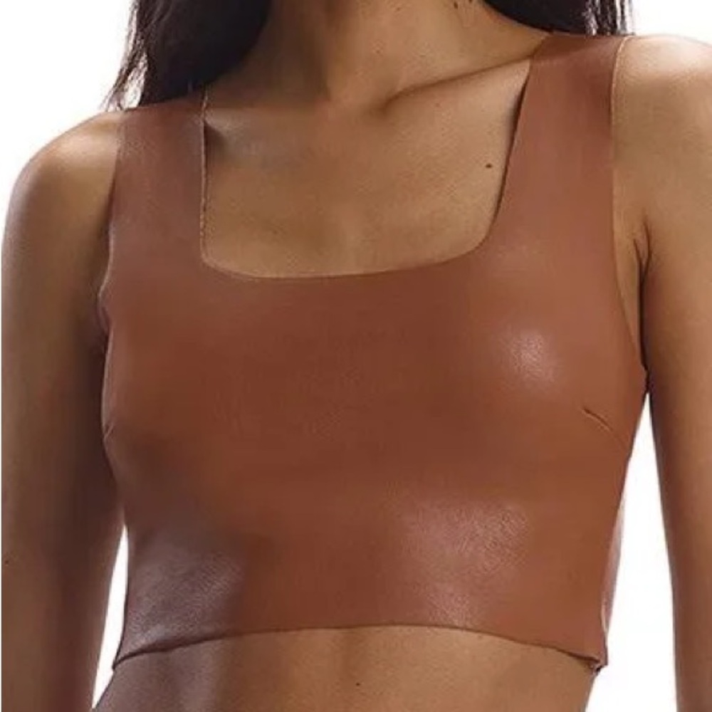 Commando Faux Leather Crop Top